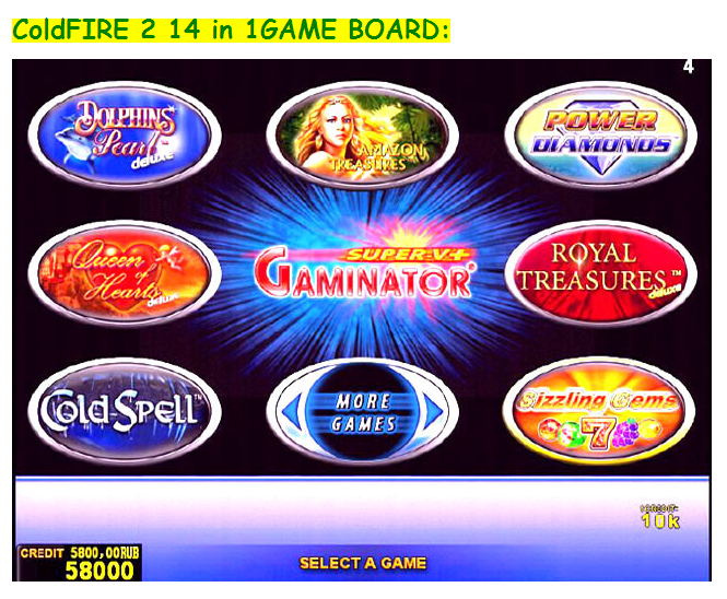 Coldfire 2 14 in 1 Game Board/New Super V+ Game Board