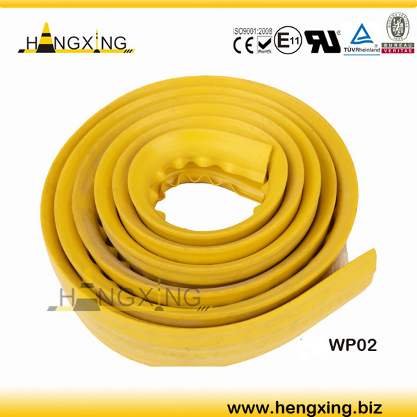 Wp02 Plastic Cable Protector Yellow PVC Cable Protector
