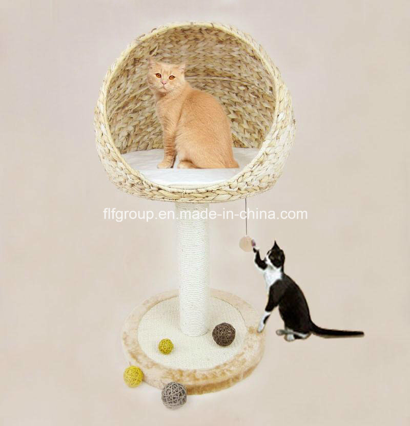 Eco Materials High Quality Straw Cat House