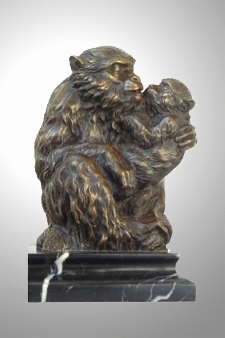 Bronze Statue Monkey (HYM-025)