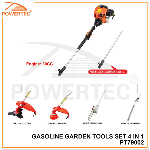 Powertec 4 in 1 Multifunction Garden Tool Set (PT79002)