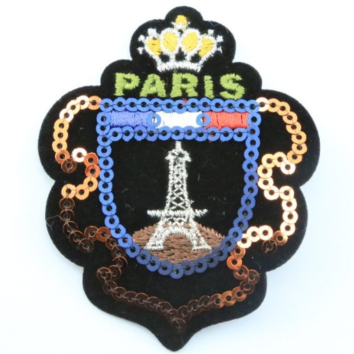 Paris Embroidery Patch