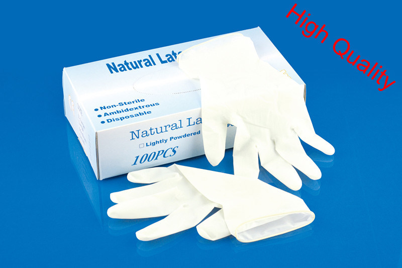 Latex Examination Gloves with CE