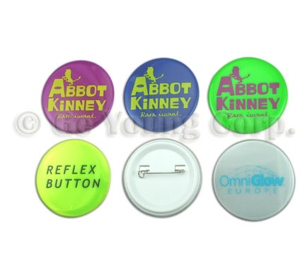 Reflective Button Badge