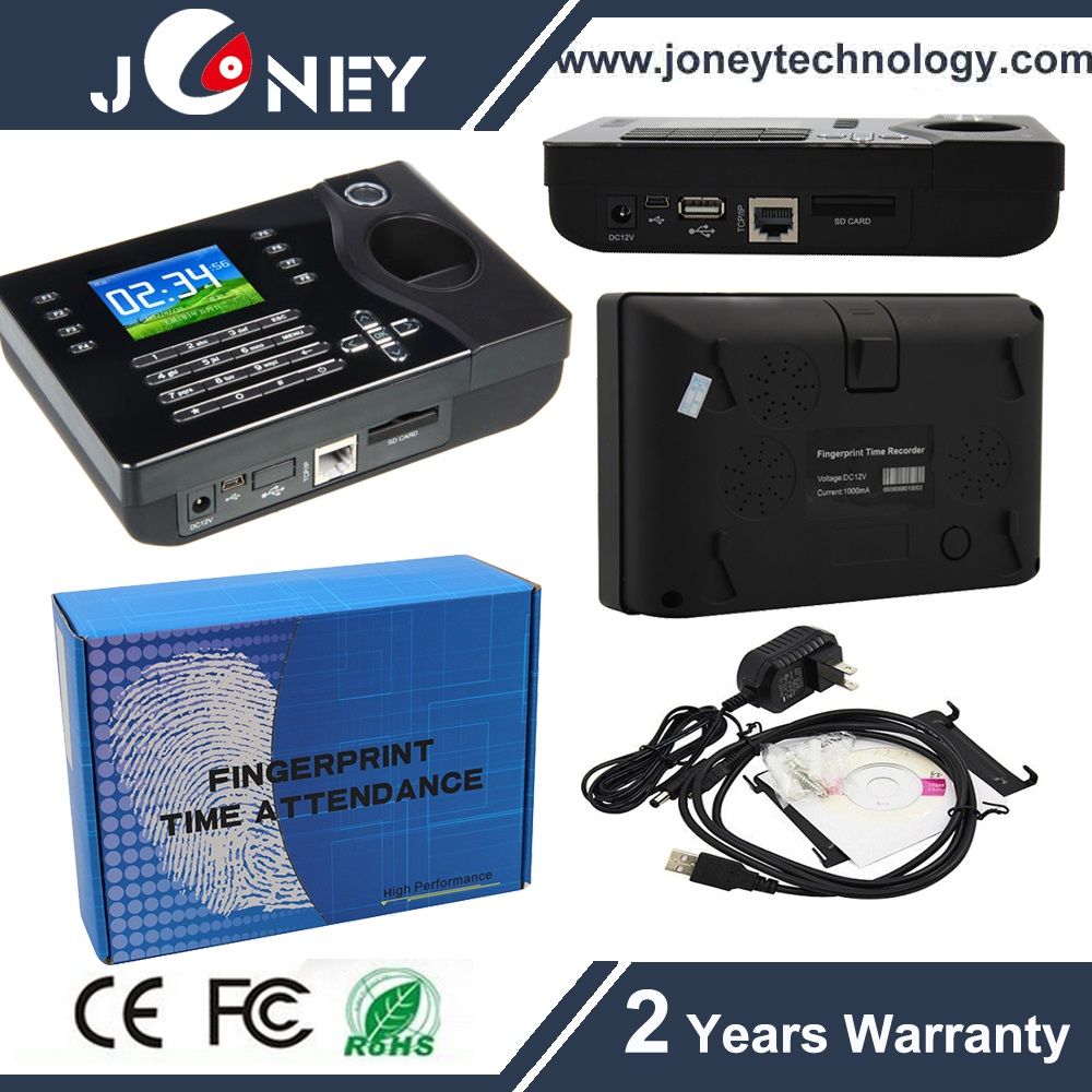 Fingerprint Time Attendance Clock RFID ID Card TCP/IP USB Port SD Card Port Employee Software