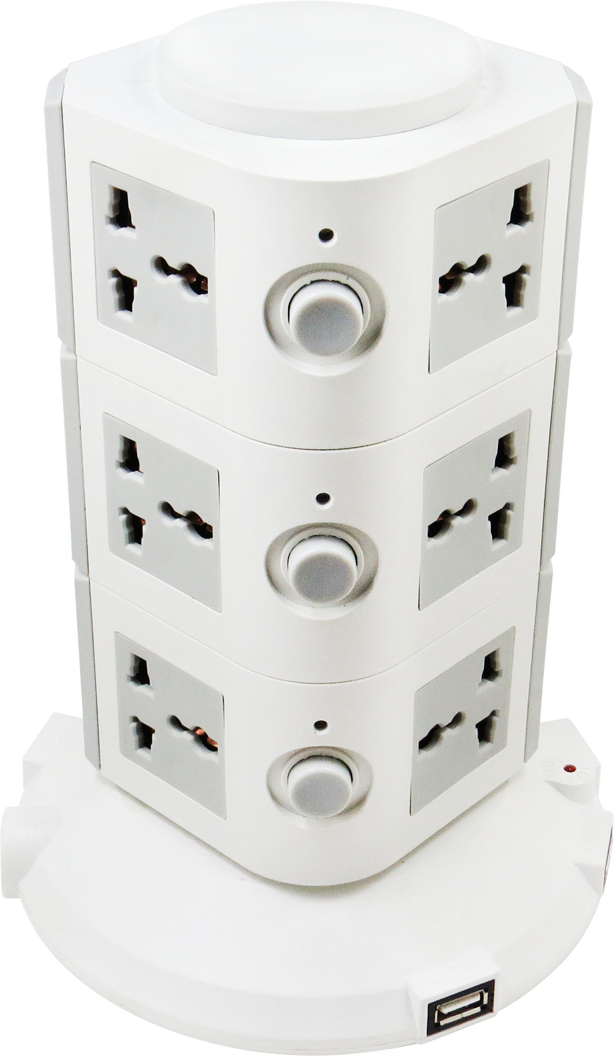 16PCS Socket American/Europe Plug Outlets with 5 USB Charger