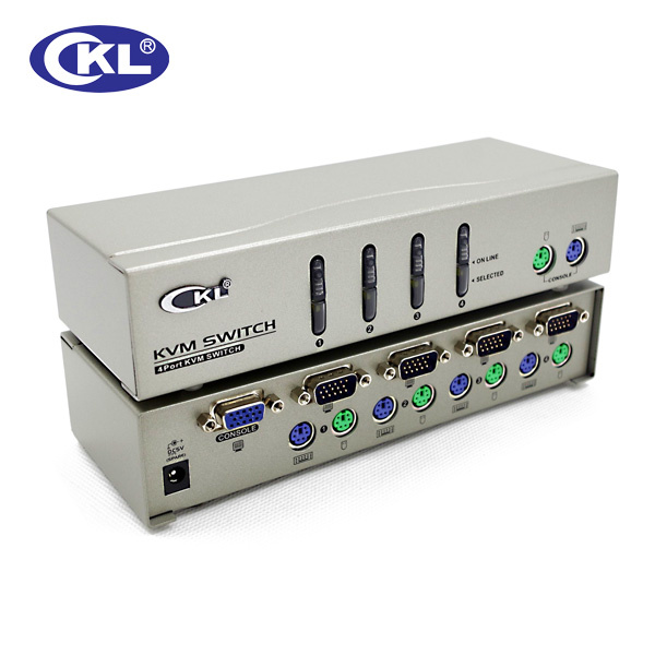 4 Port PS/2 Kvm Switch with Cables
