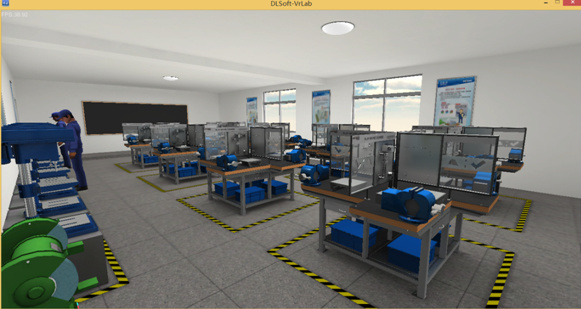 3D Simulation Training Lab Educational Training Simulation Software