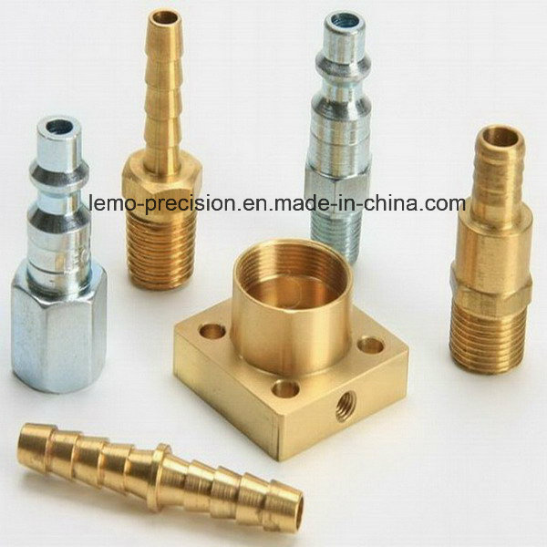 Precision Nipple by CNC Turning with Brass