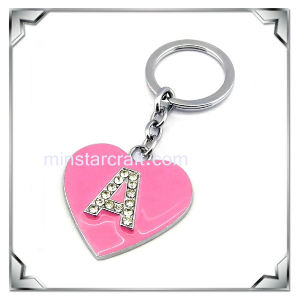Custom Heart Shape Metal Key Chain for Promotion