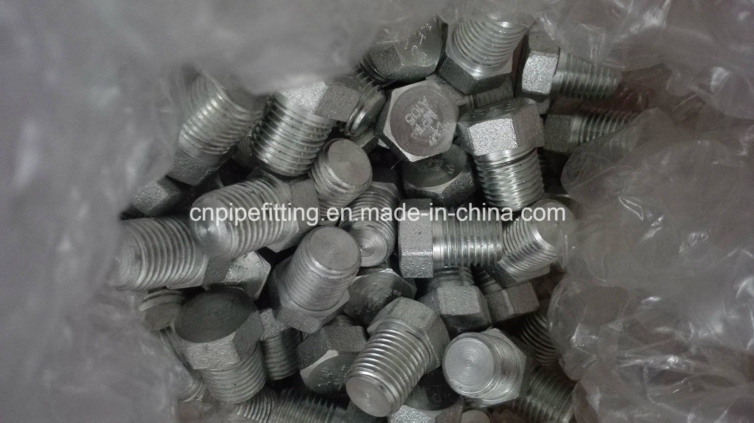 NPT Hex Plug, Zinc Plated Plug, Galvanized Plug