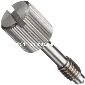 Customized Slotted Knurled Head Stainless Steel Electrical Captive Panel Screw Bolt