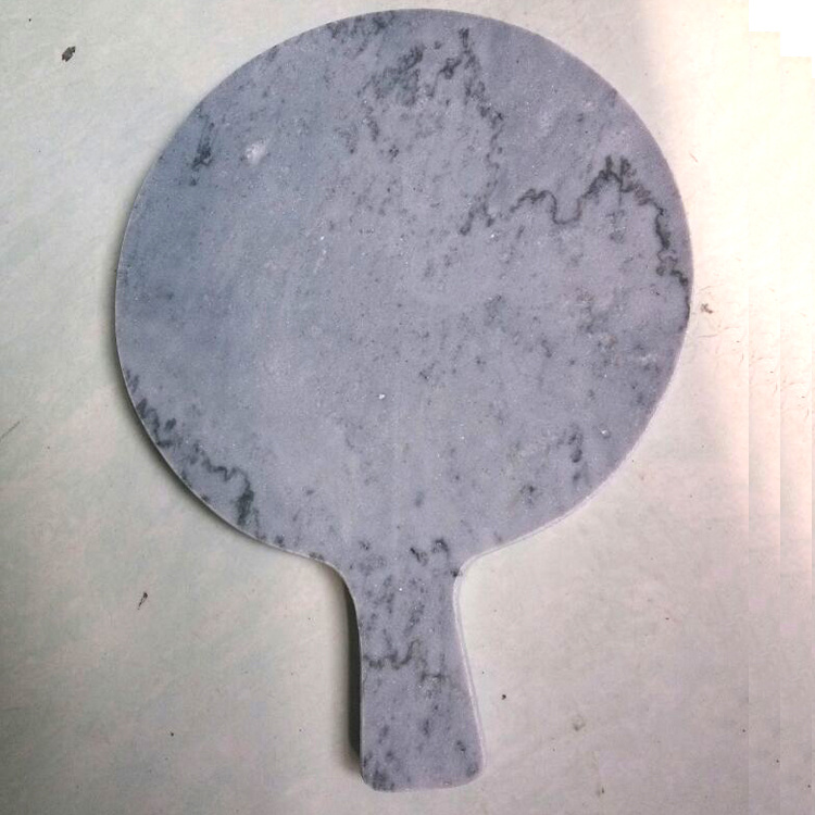 Grey Round Cheese Board with Handle /Cutting Board with Handle