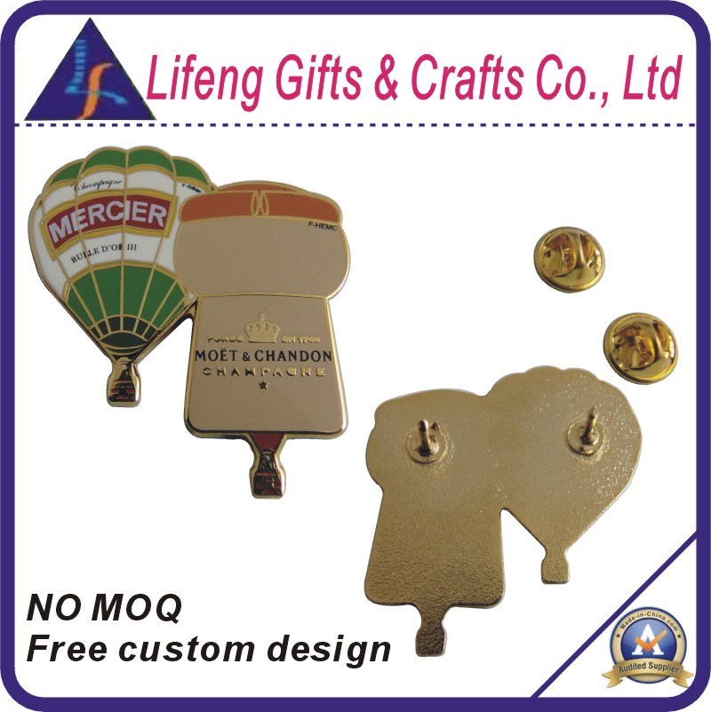 Custom Fire Balloon Pin Badge for Sale