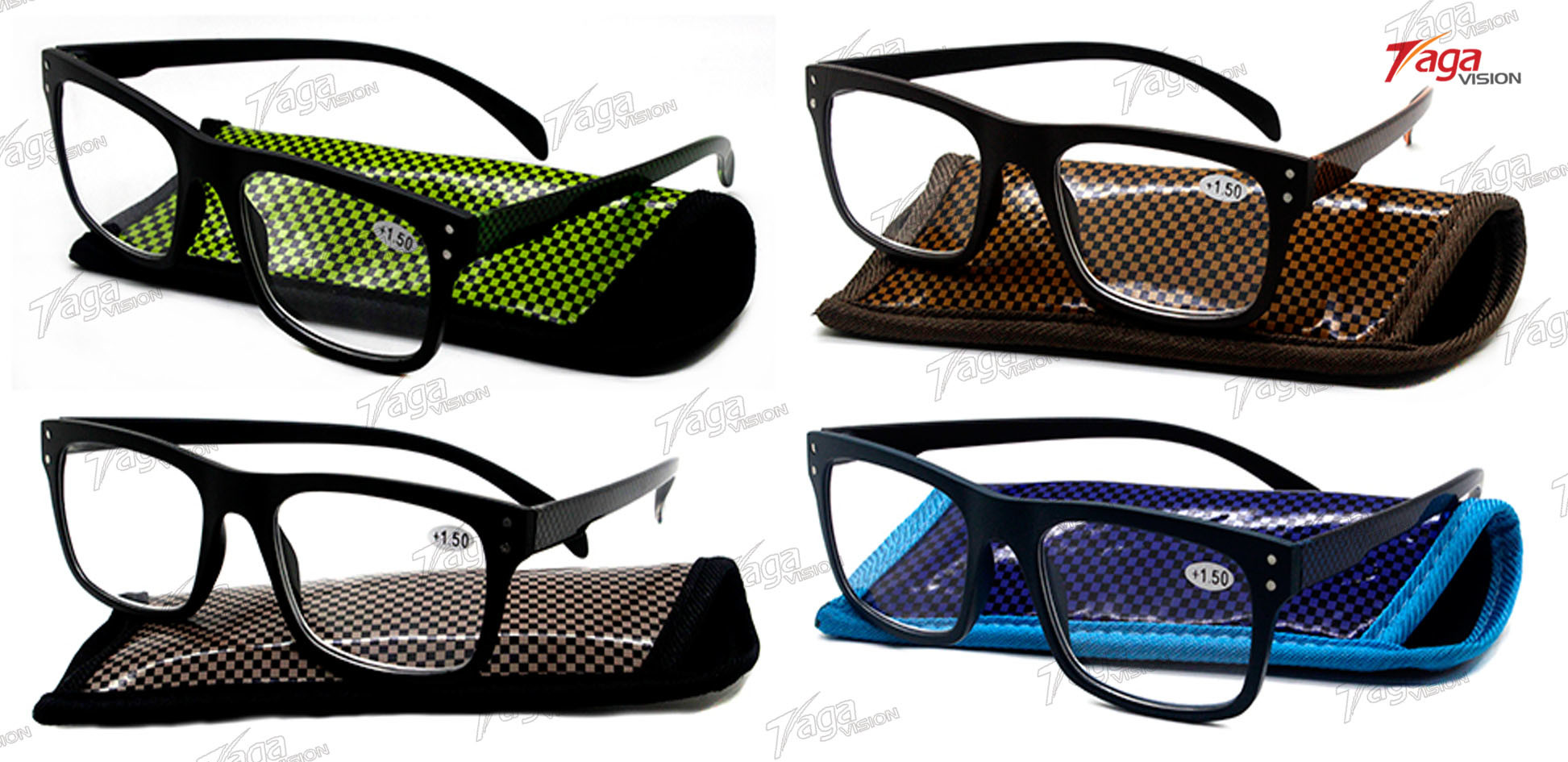 Fashion Design Reading Glasses Eyewear with Soft Case (SR3818)