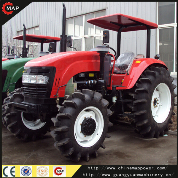 80HP 4WD Farm Tractors with Multifunctional Farm Implements