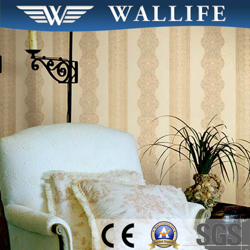Dk10404 Stripe Design Washable PVC Wallpaper for Home