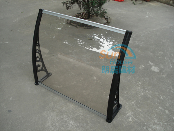 Polycarbonate Rain Canopy Awning for Window Awning Shelter or Door Canopy