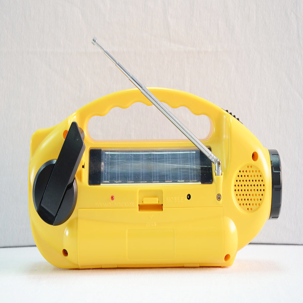 FM/Am/Sw Yellow Emergency Mobile Charge Radio