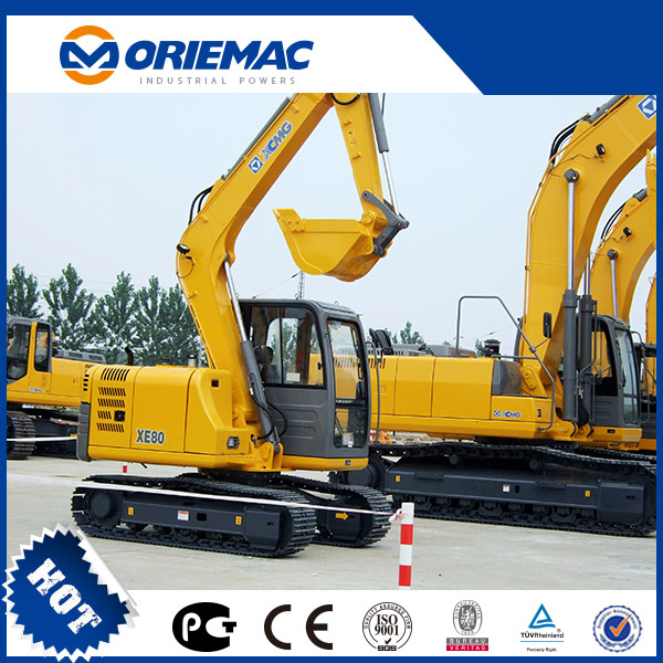 XCMG 8ton Remote Control Small Crawler Excavator Xe80c