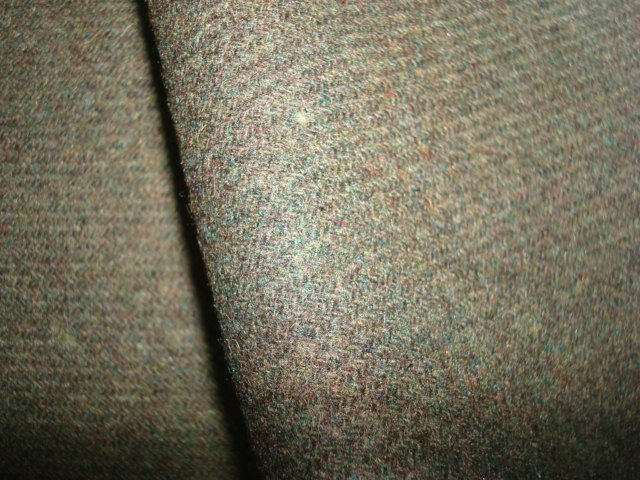 Wool Blenched Woolen Heather Twill Fabric