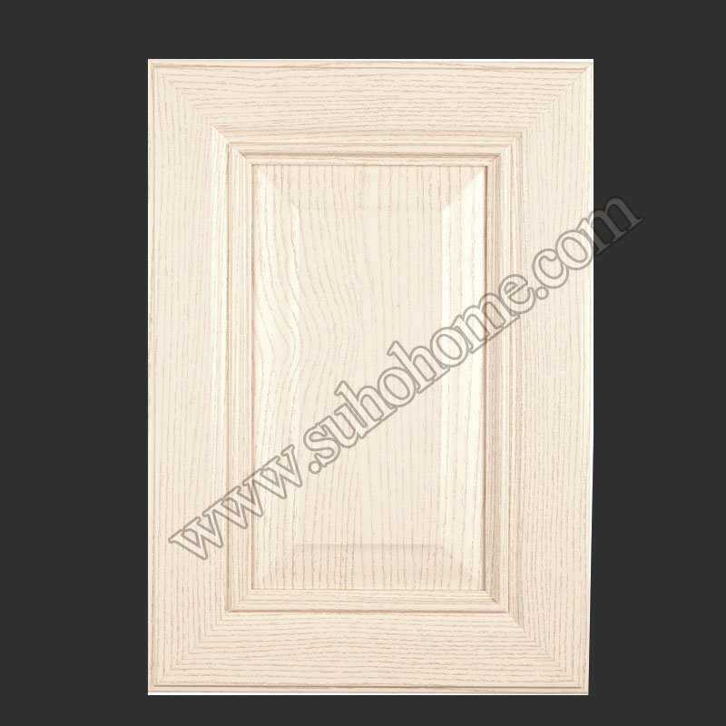 PVC Wrap Kitchen Cabinet Doors Zz70b (Beige oak)