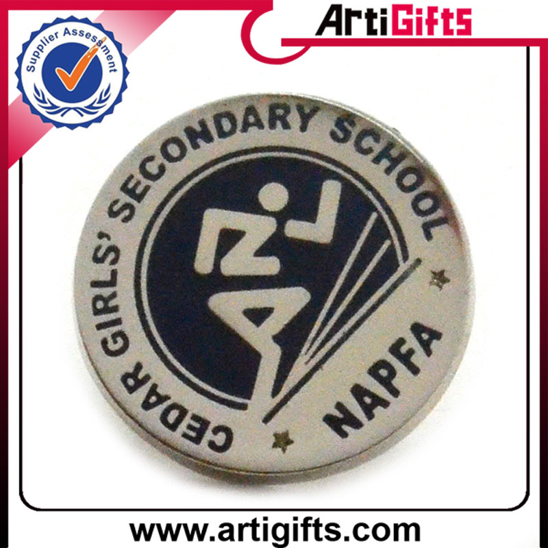 2D Metal Soft Enamel Pin Badges for School Activity