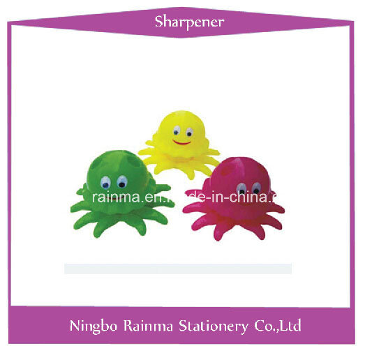 Plastic Sharpener with Octopus Shape
