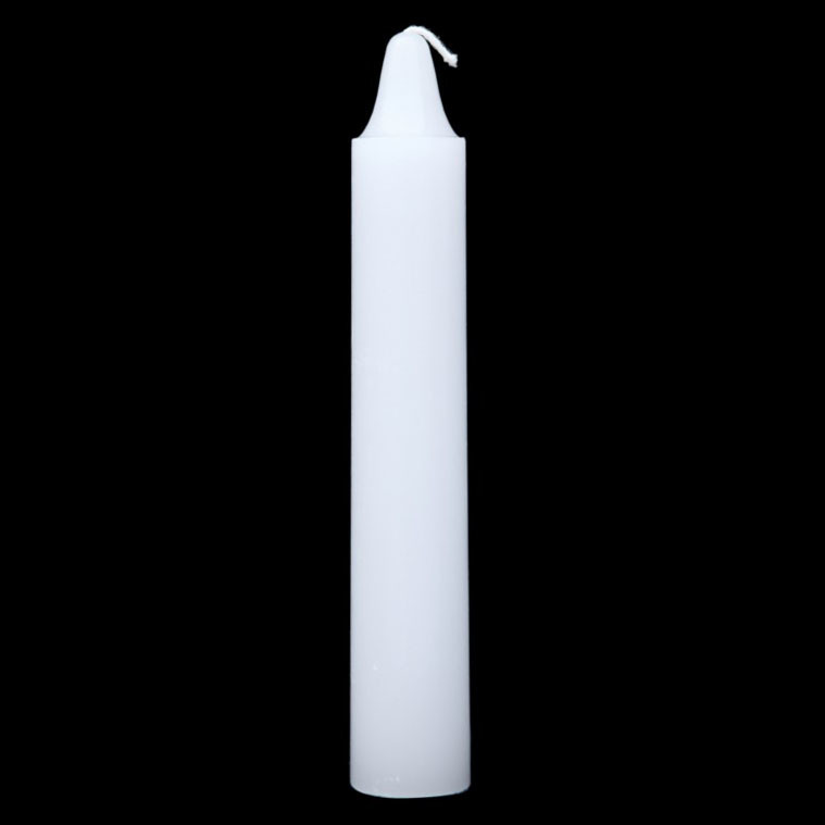 White Religious Candle