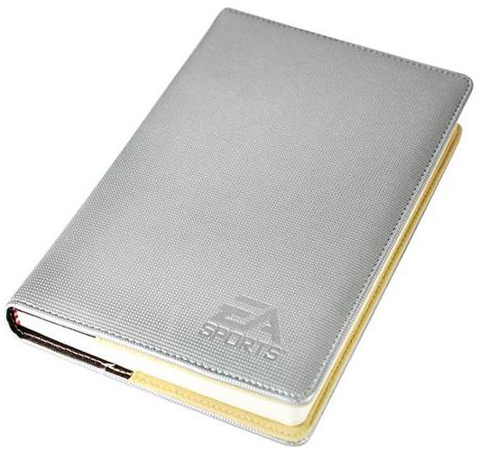 High Quality Grey Leather Luxury Notebook (YY--B0056)