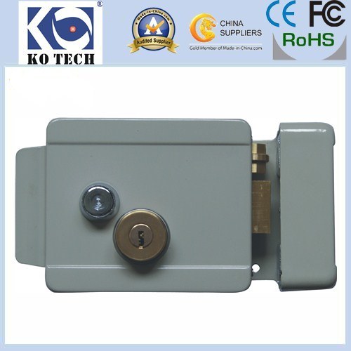 Electric Rim Lock with Double Cylinders Ko-201s-PS