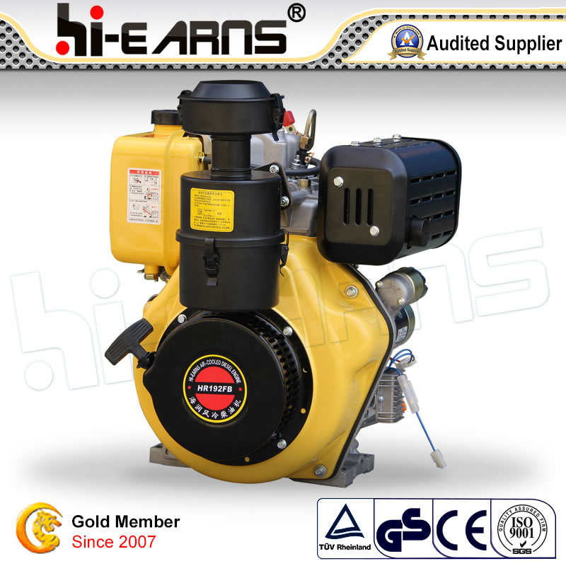 Diesel Engine with Spline Shaft Yellow Color (HR192FB)