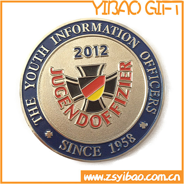 3D Design Metal Coin with Gold Plated (YB-c-056)