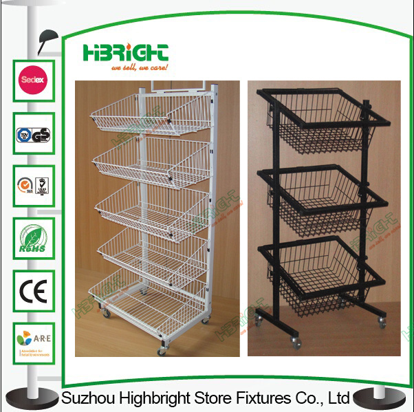 Promotional Wire Mesh Stacking Display Basket