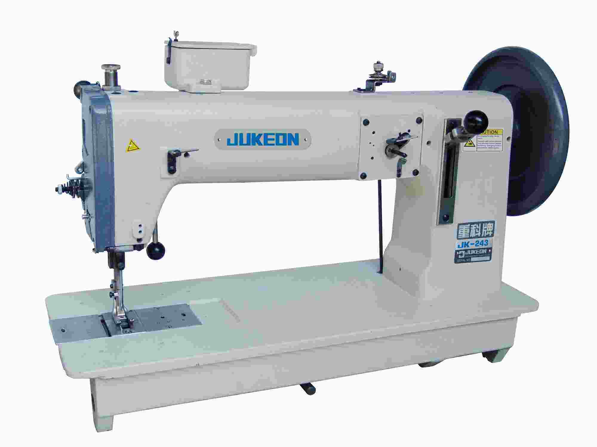 Single Extra Heavy Duty Unison Feed Lockstitch Sewing Machine (JK-243)
