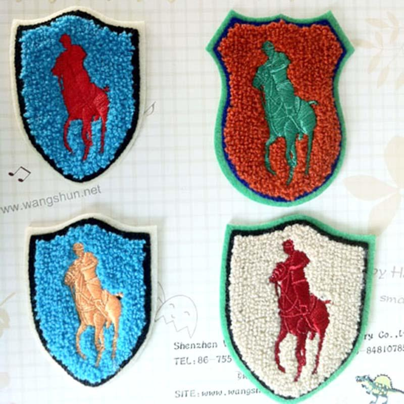 Shield Embroidery Patch with Different Sizes