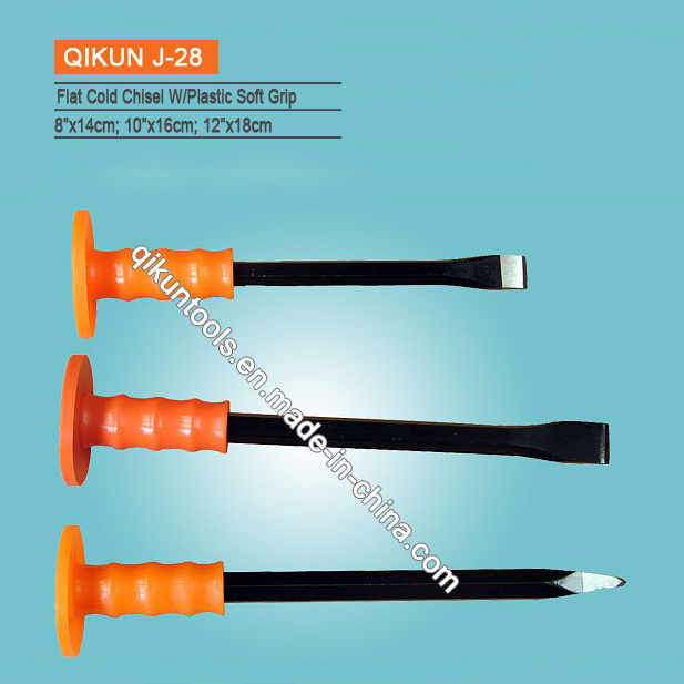 J-28 Plastic Grip Cold Chisel