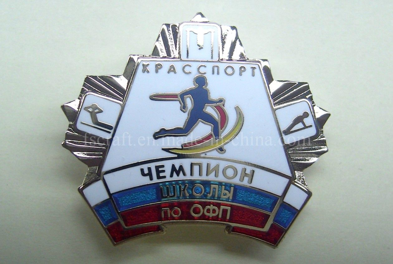 Imitation Hard Enamel Pin Badge with Custom Logo