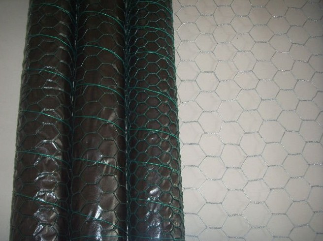 Galvanized/PVC Coated Hexagonal Wire Netting