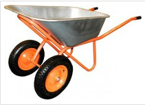 Wheel Barrow with Two Pneumatic Wheels for Russia Market
