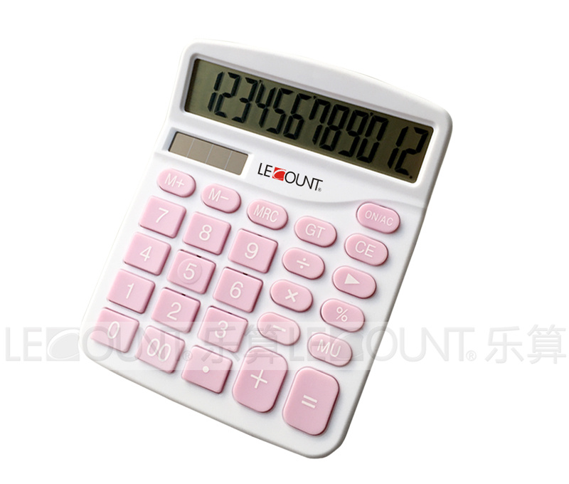 Low Price 12 Digits Dual Power Desktop Calculator with Large LCD Screen (LC236A)