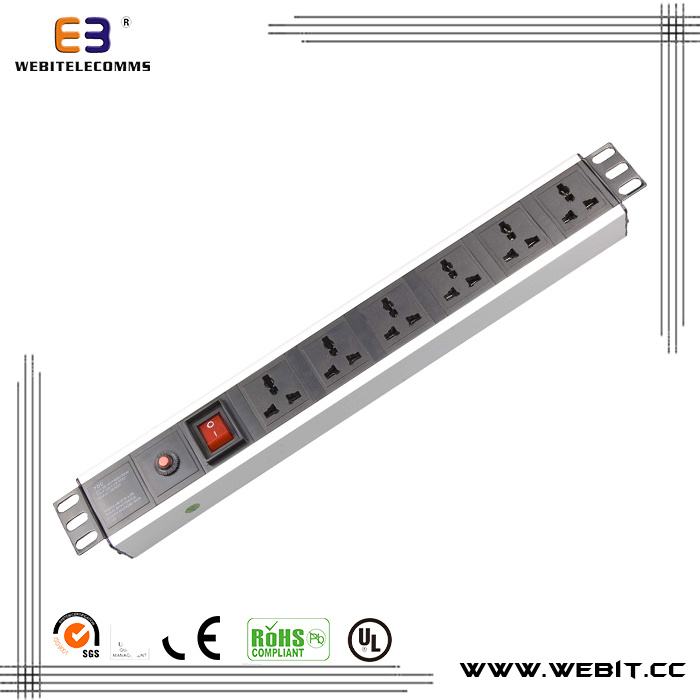 Universal Power Outlet Socket for Rack Installation (Wb-PDU-08)