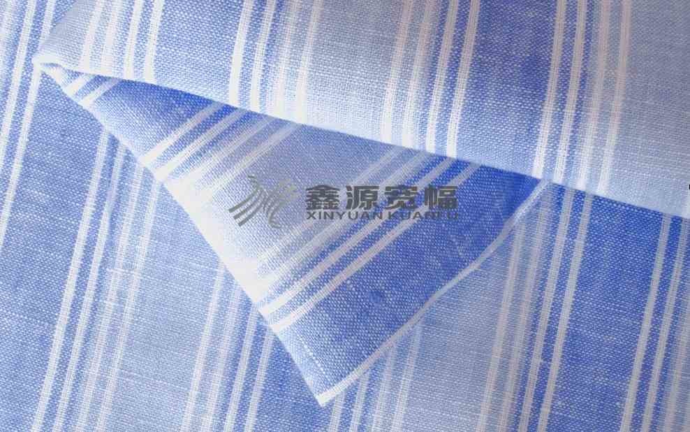 Dyed Yarn Linen Fabric (striped)