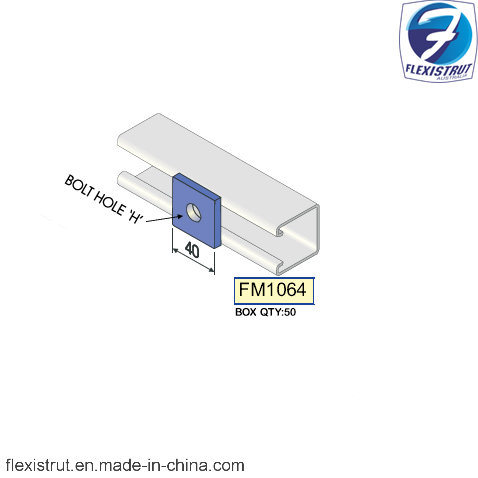 Flat Plate Fittings for Channel (FM1064)