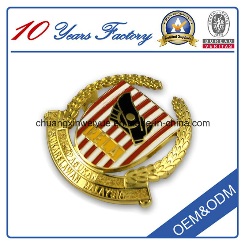 High Quality Custom Enamel Metal Badge