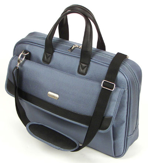 Grey Computer Laptop Messenger Shoulder Bag for Students