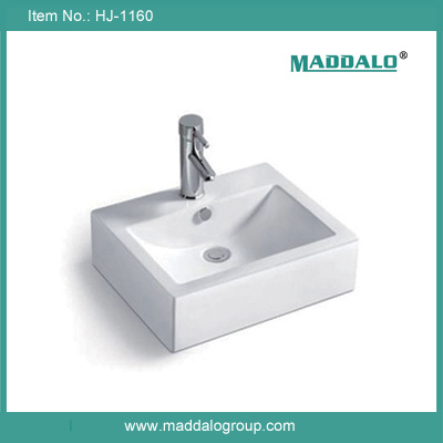 Above Countertop Sinks, Rectangular Vanity Sink (HJ-1160)