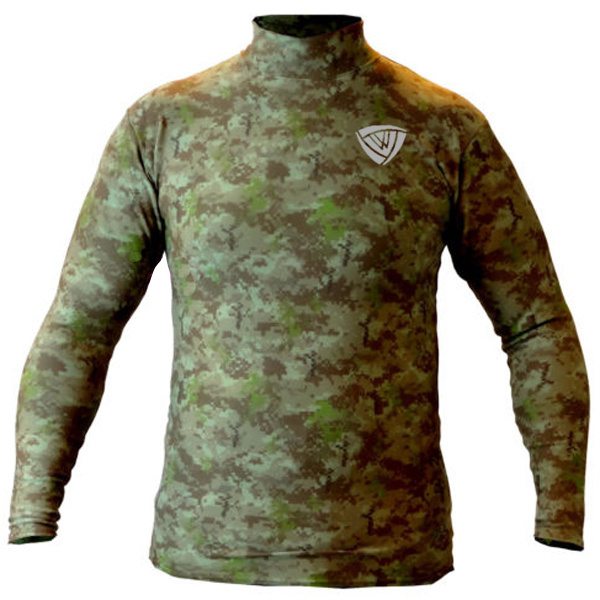 Men's Popupar Camo Running Compression Shirt (SRC228)