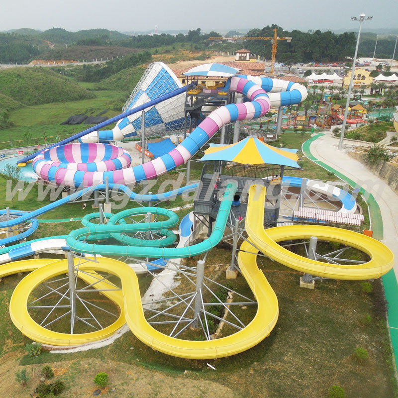 Water Roller Coaster Water Slide