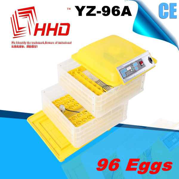CE Approved Newest Automatic Mini Egg Incubator (YZ-96A)